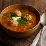๐ฒ Romanian Meatball Soup โ Traditional Ciorbฤ de Periศoare