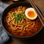 ๐ Spicy Garlic Ramen โ Quick & Flavorful Bowl