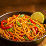 ๐ฅข Spicy Thai Noodles โ Quick & Colorful Dinner