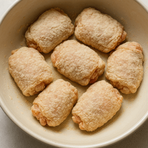 crispy honey garlic chicken bites step 3 double coated chicken pieces for extra crunch