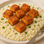 Cajun Salmon Bites with Garlic Butter Rice – 20-Minute Dinner