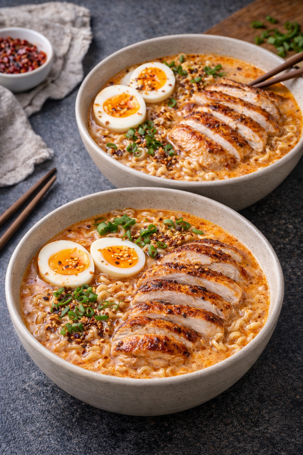 Creamy Spicy Chicken Ramen – Bold 30-Minute Comfort Bowl