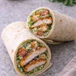 Crispy Chicken Caesar Salad Wrap – Easy 15-Minute Lunch