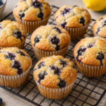 Blueberry Lemon Muffins – Soft and Fluffy Breakfast Treat